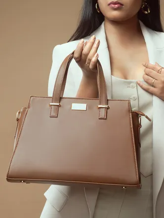 Mocha Elegance Handbag