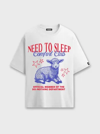 Need to Sleep Oversized T-shirt
