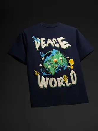 PEACE WORLD IN BLUE