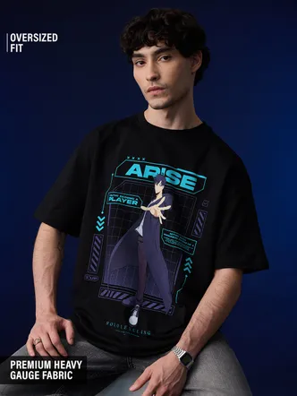 The Souled Store Solo Leveling: Arise Oversized T-Shirts