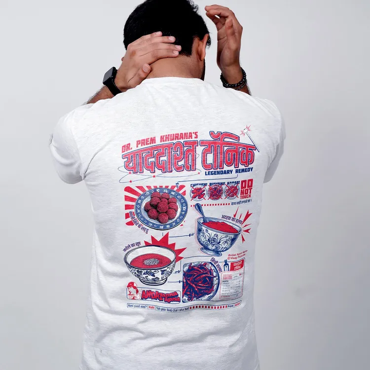 Andaz Apna Apna: The Yaadasht Tonic Oversized T-Shirt