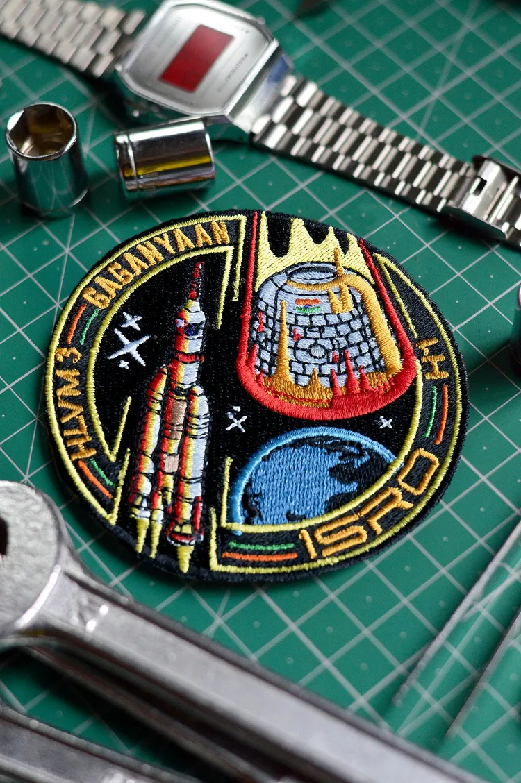ISRO: 'Gaganyaan' Embroidered Badge - The Astronaut Edition