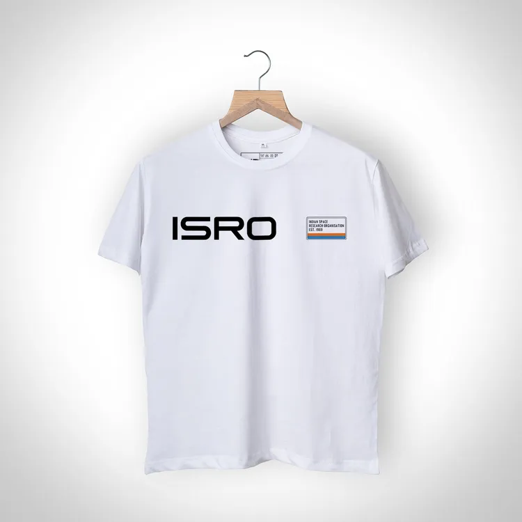 ISRO White Satish Dhawan Space Centre T-Shirt