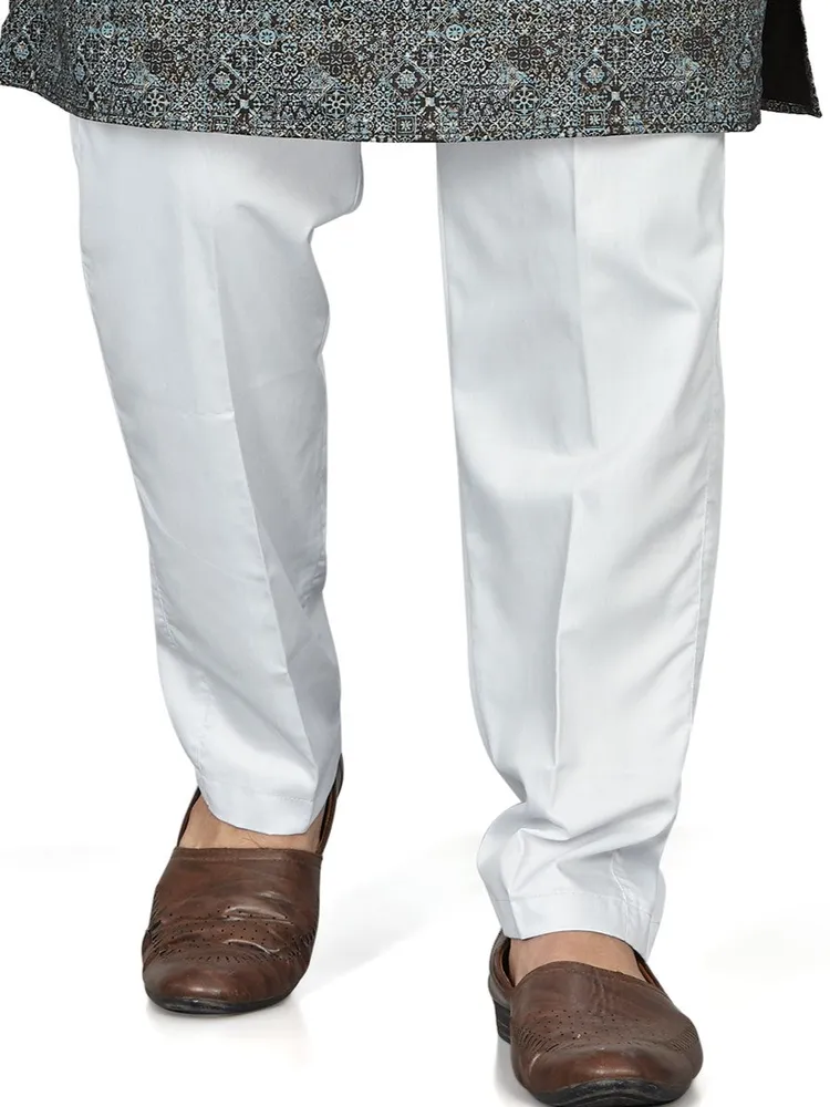 Cotton Premium Giza Polo Pant with Half Elastic, Light Grey