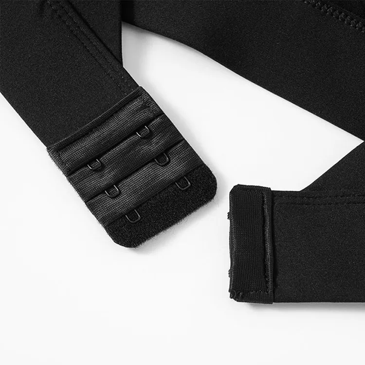 Rylan | Sports Bra with Intricate Crossover Strappy Back | Medium Support, Padded Cups, Hook & Eye Closure