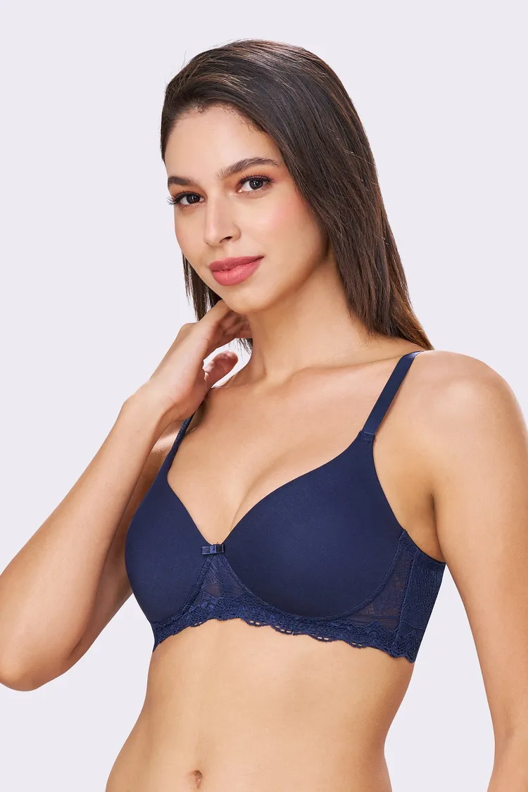 BAMBI | Lace-Trim Comfort – Lightly Padded, Non-Wired T-Shirt Bra