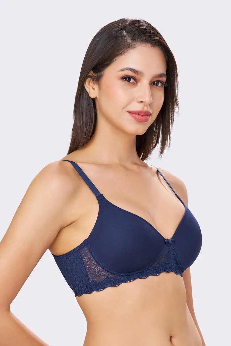 BAMBI | Lace-Trim Comfort – Lightly Padded, Non-Wired T-Shirt Bra