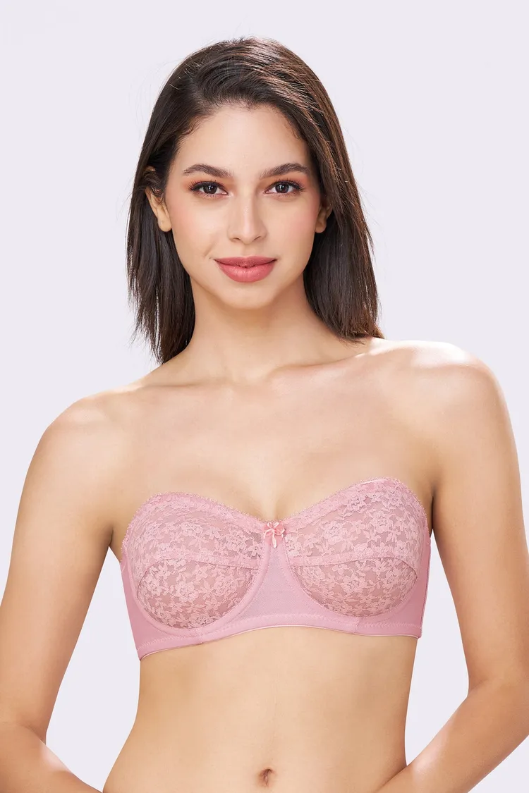 CITRA | Breathable Lace Strapless Bra – Wired, Multiway Straps