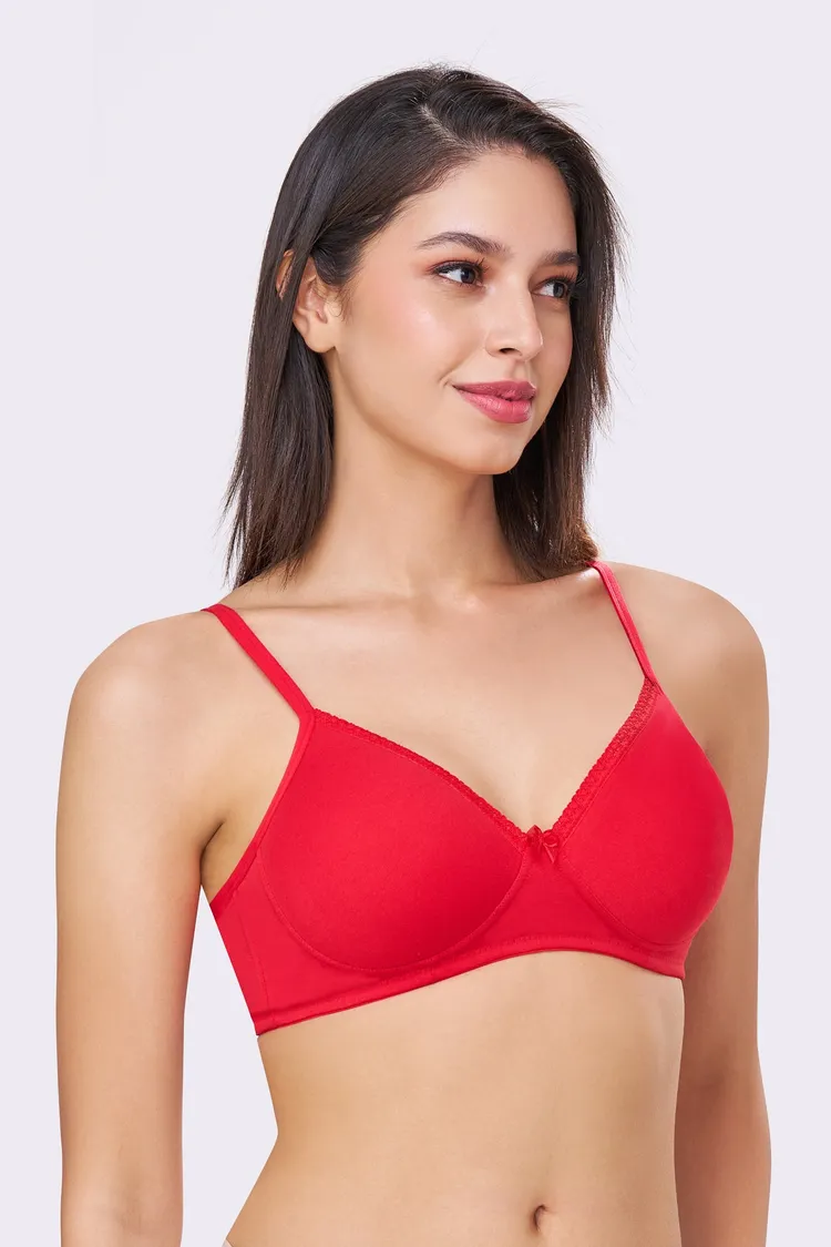 BETH | Seamless Cotton Comfort – Padded, Non-Wired T-Shirt Bra