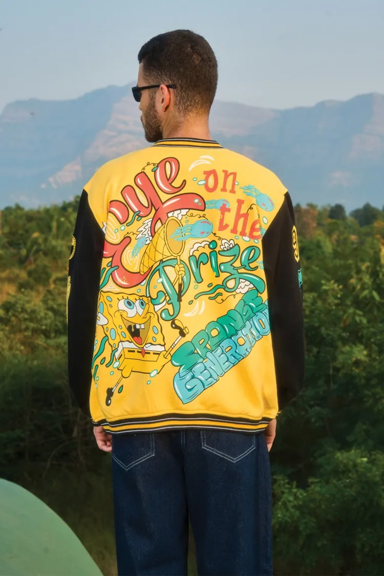 SpongeBob Doodle Oversized Jacket
