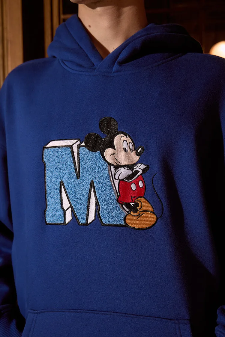 Blue Mickey Hoodie