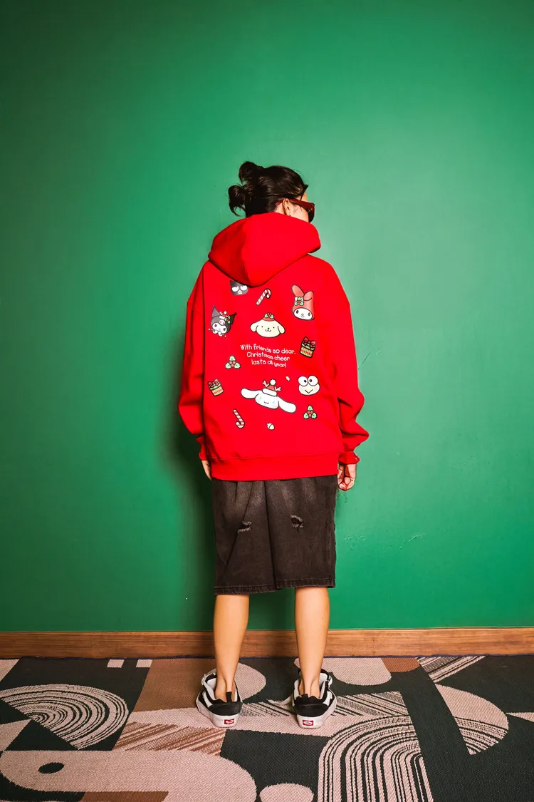 Red Hello Kitty & Friends Hoodie