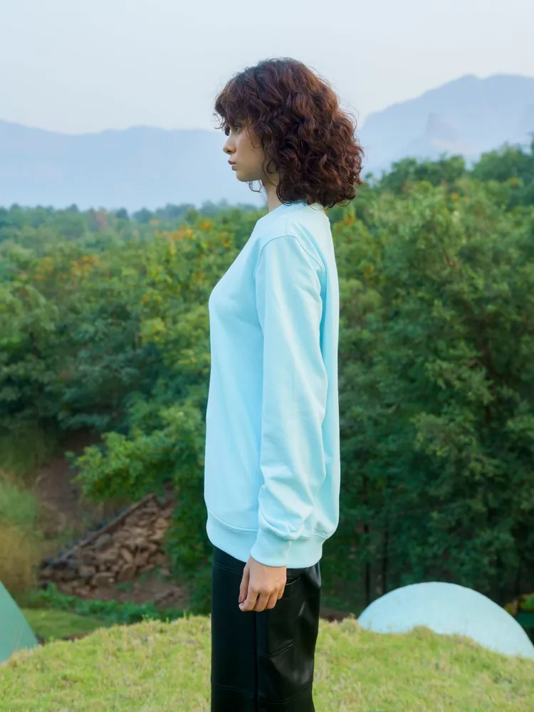 Aqua Shaken SpongeBob Oversized Sweatshirt