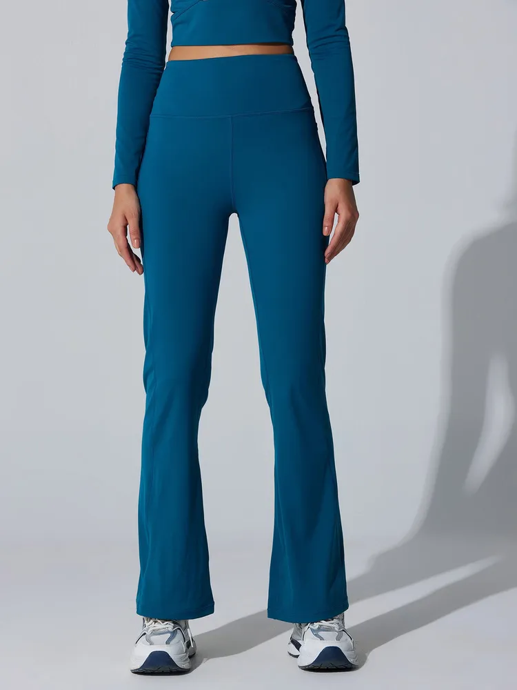 Blue All-Day Flex Flare Pants