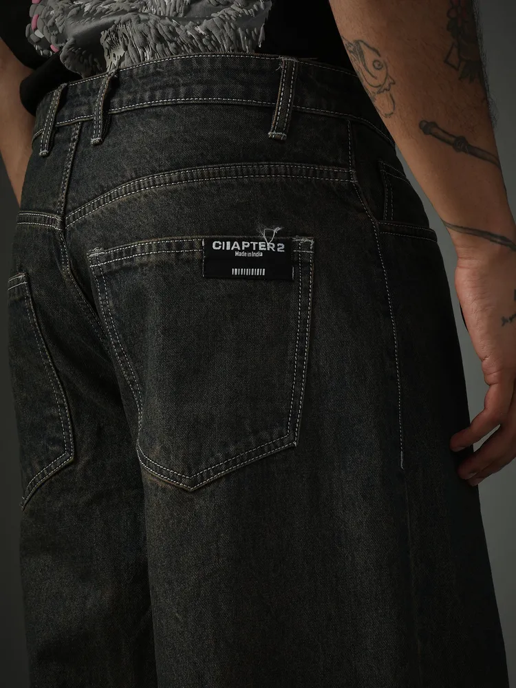 Ombre Wash Black Denim