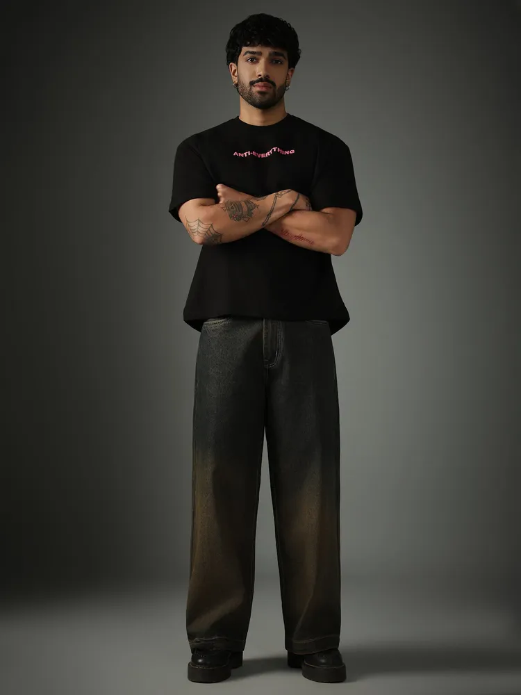 Ombre Wash Black Denim