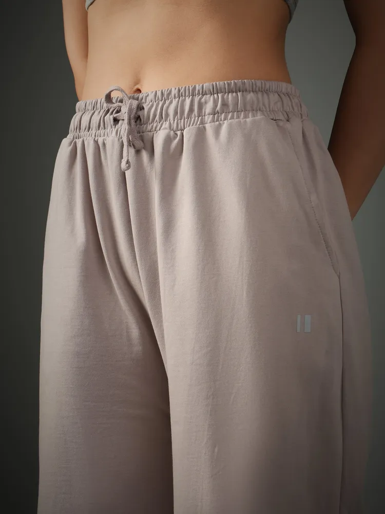 Solid Sweatpants Beige