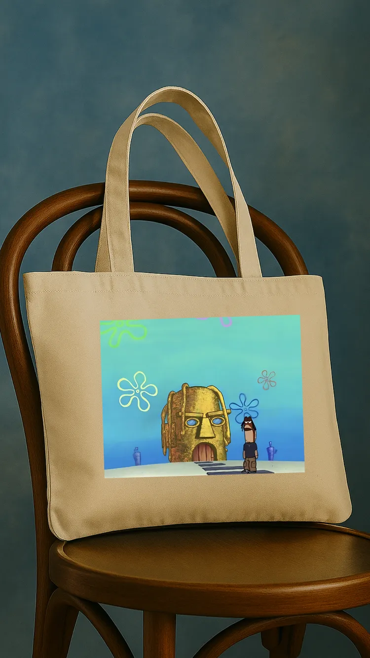 SPONGEBOB TRAVIS-PANTS TOTE BAG