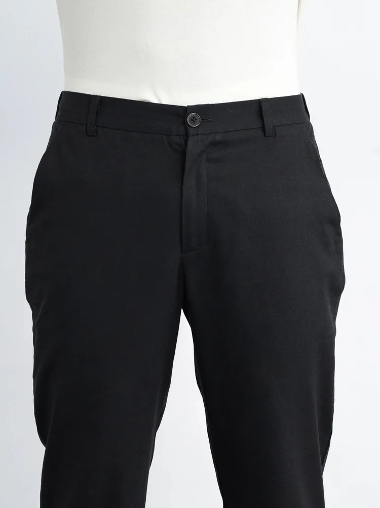Everyday Linen Pants - Black