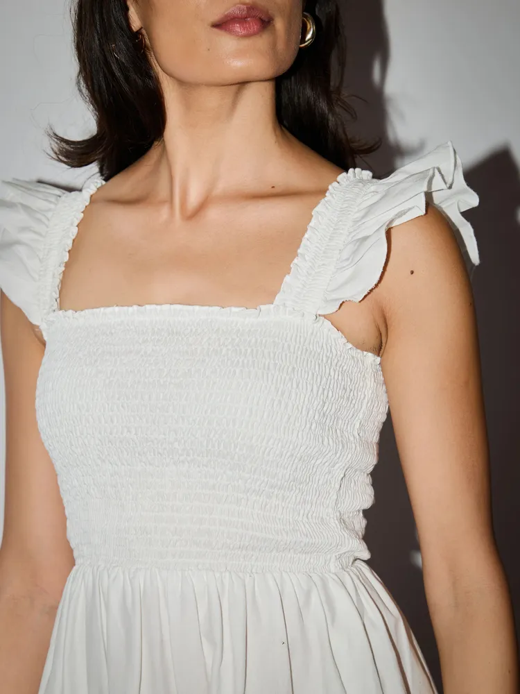 Nolita Cotton Frill Dress