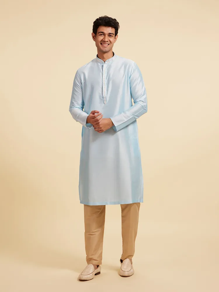 Diwas By Manyavar Sand Beige Pencil Fit Pajama for Men