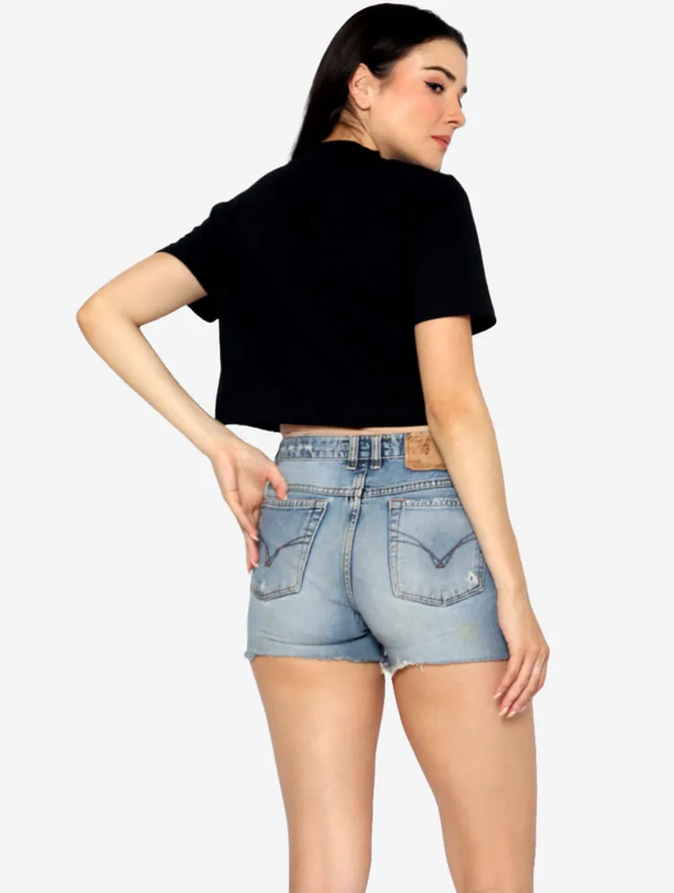 KATIE Shorty Cropped T-Shirt | Organic Cotton