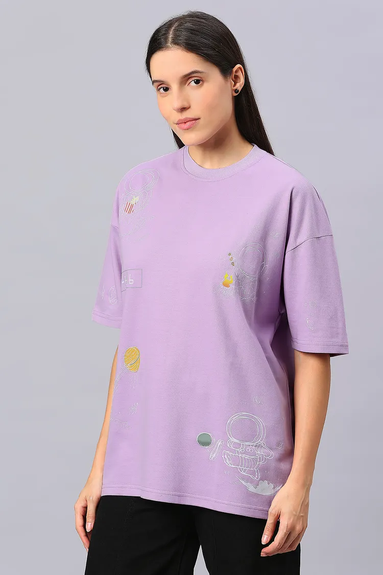 Astronaut in the Ocean Oversized Sustainable T-Shirt