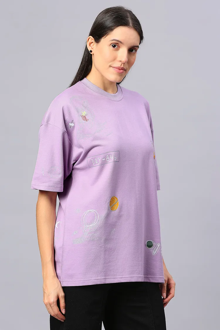 Astronaut in the Ocean Oversized Sustainable T-Shirt