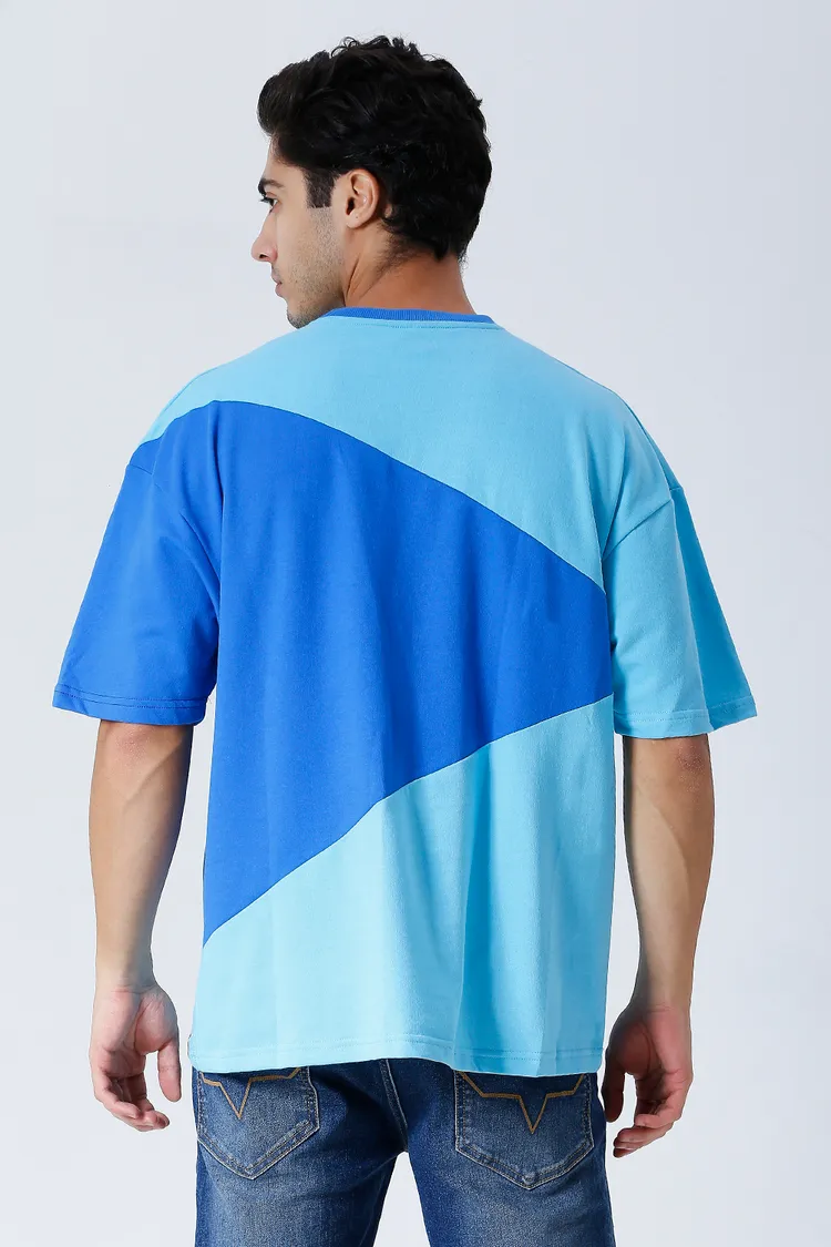 Abstract Elemental Oversized Sustainable T-Shirt