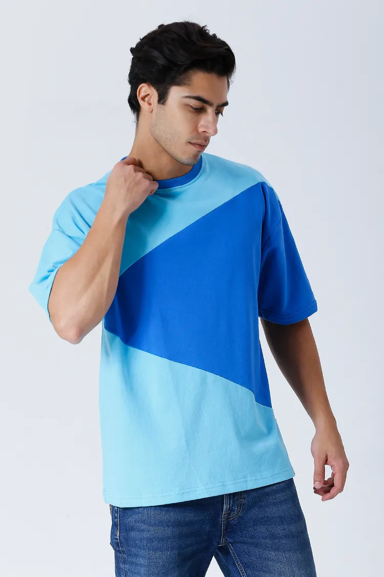 Abstract Elemental Oversized Sustainable T-Shirt