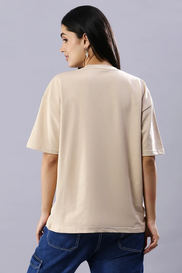 Field of Dandelions Oversized Sustainable T-Shirt