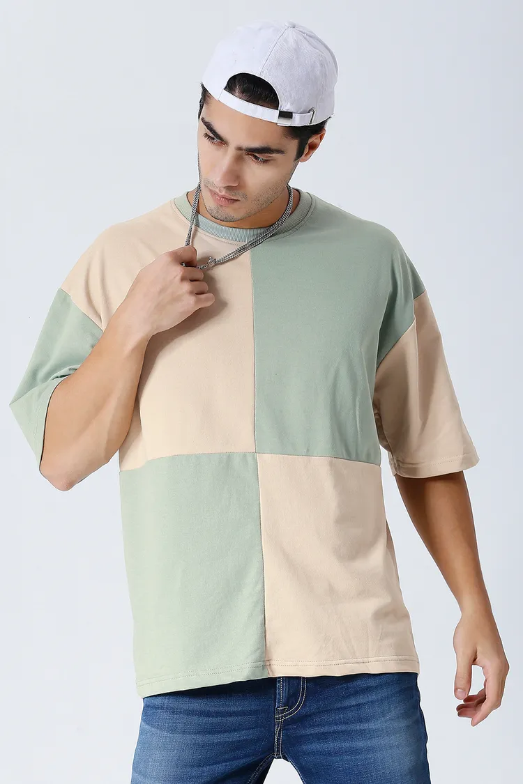 Sandstone Sage Oversized Sustainable T-Shirt