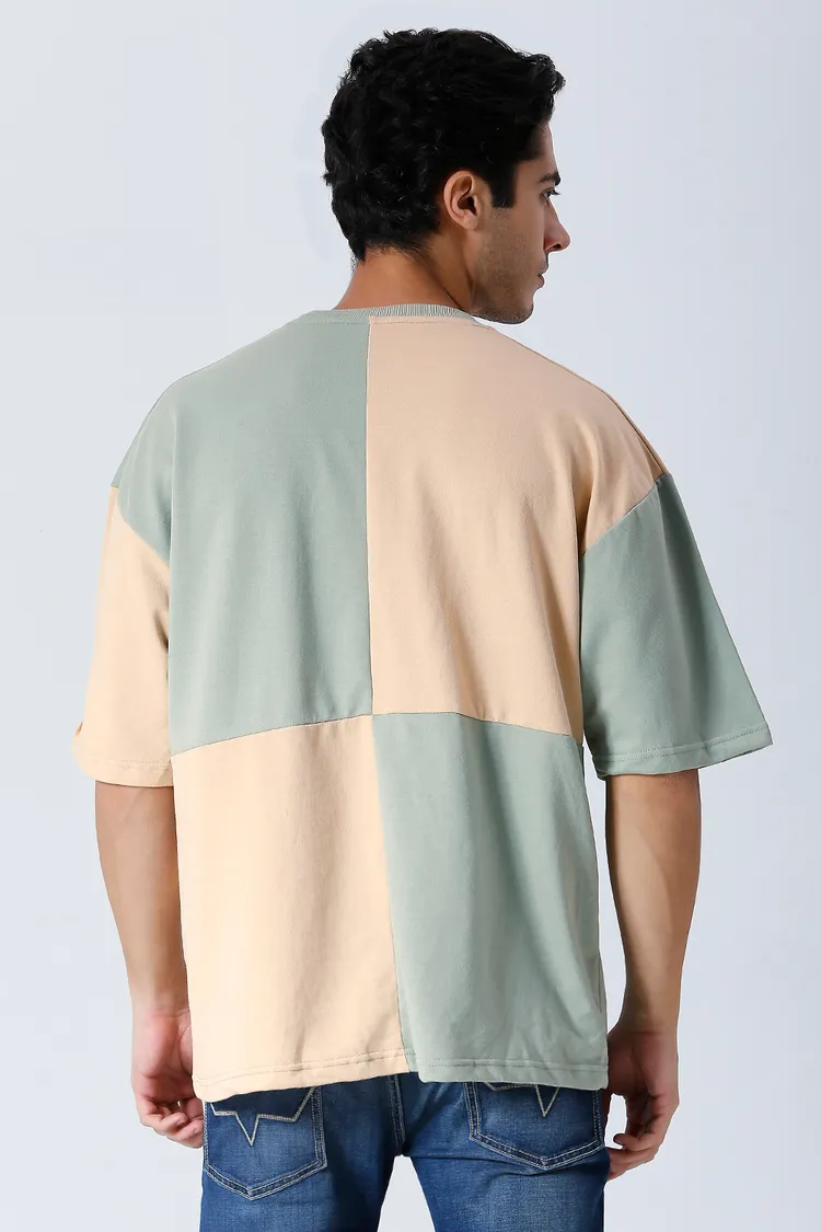 Sandstone Sage Oversized Sustainable T-Shirt