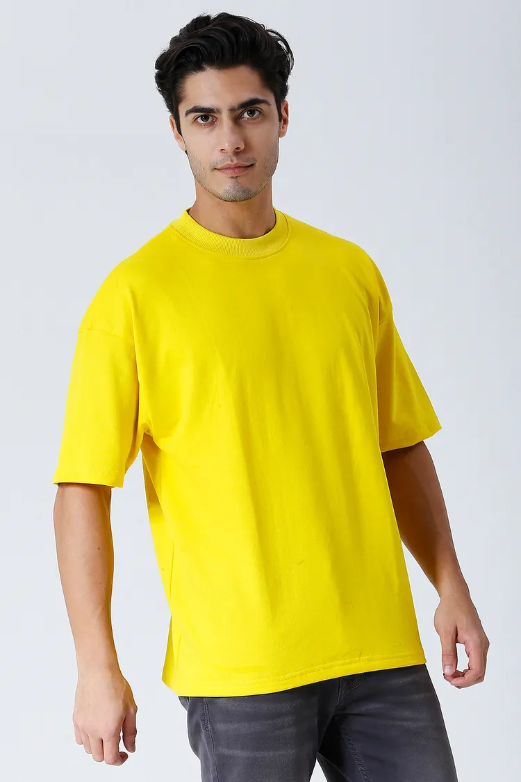 High Neck Oversized Sustainable T-Shirt