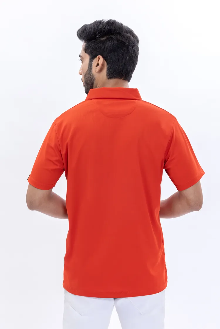 Aurora Red Polo T-Shirt