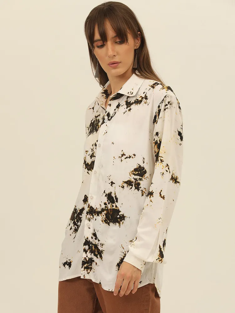 Sustainable Hand Tie Dye Women Shirt