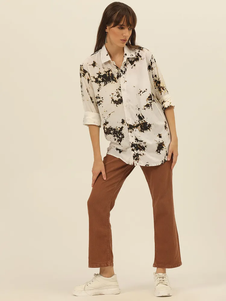 Sustainable Hand Tie Dye Women Shirt