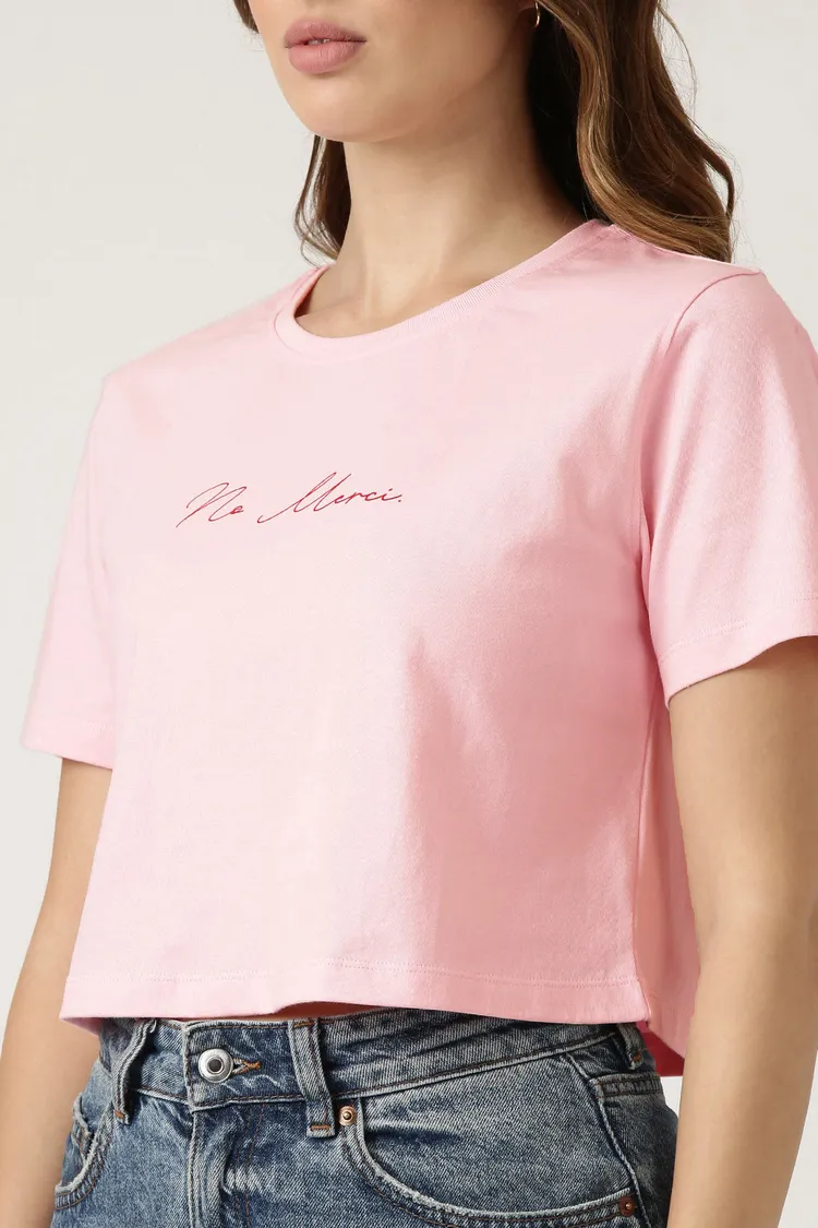 Soft pink T-shirt