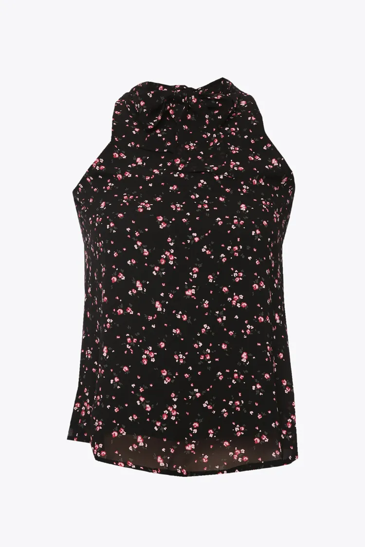 Summer Bloom Halter Neck Top