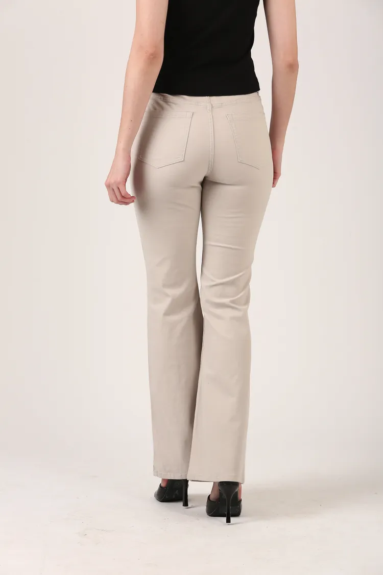 Sand Dobby Flare Stretch Pant