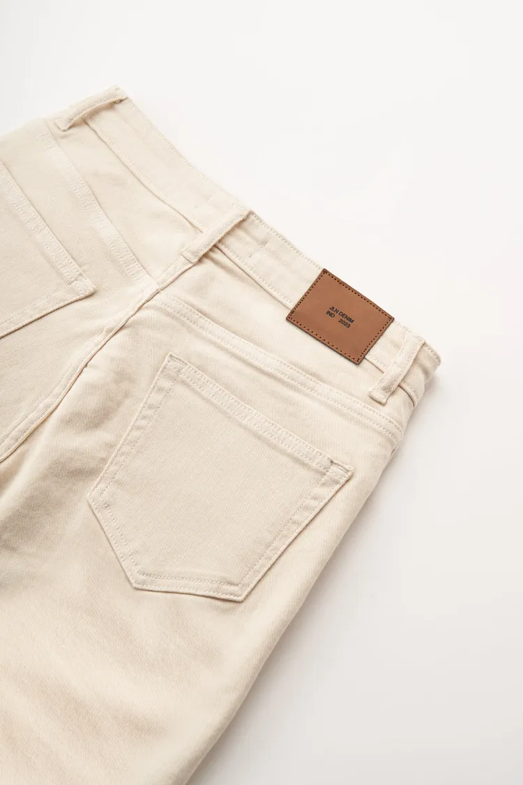 Sand Relaxed Denim