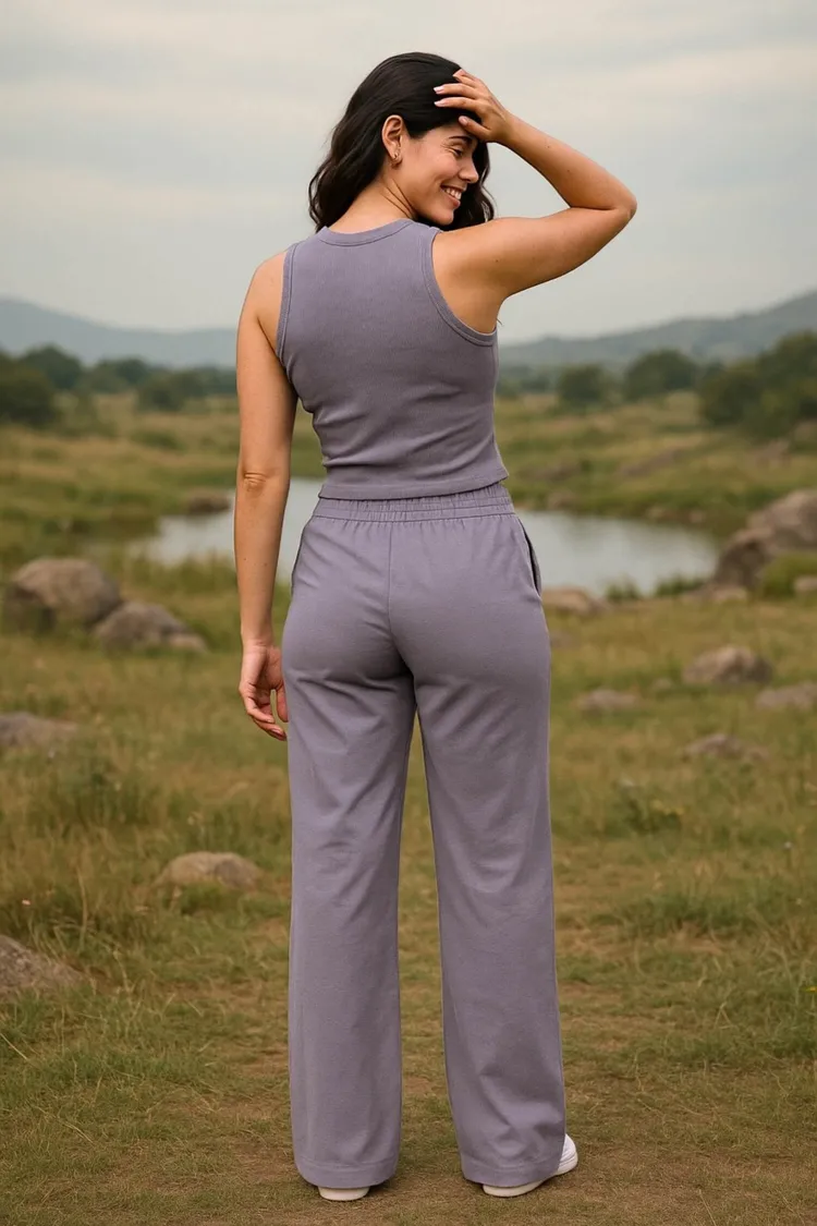 Straight-fit Everyday Lounge Pants in Grey