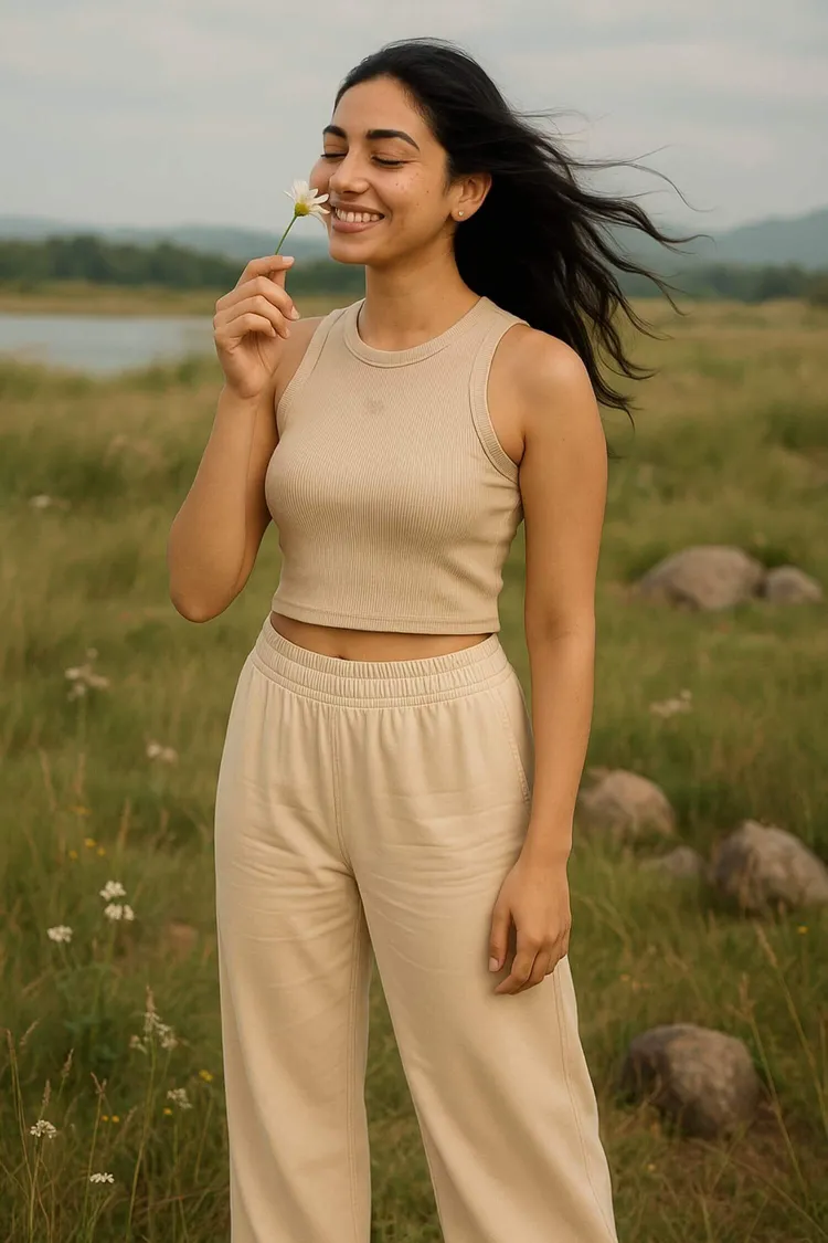 Free Spirit Ribbed Tank In Marshmallow