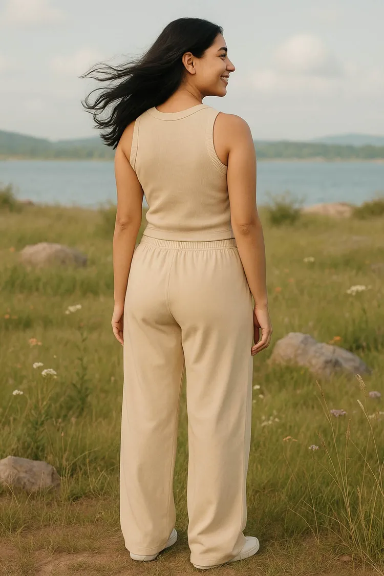 Free Spirit Ribbed Tank In Marshmallow