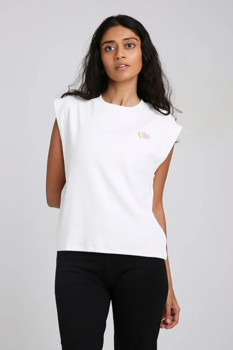 All Stars Box Tank in Snow White