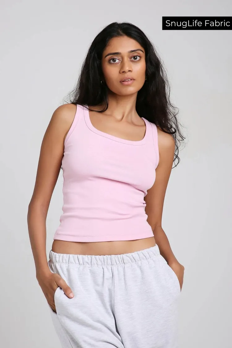 What's The Scoop Tee in Cotton Candy