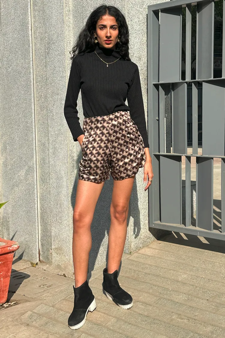 Illusionist Satin Shorts