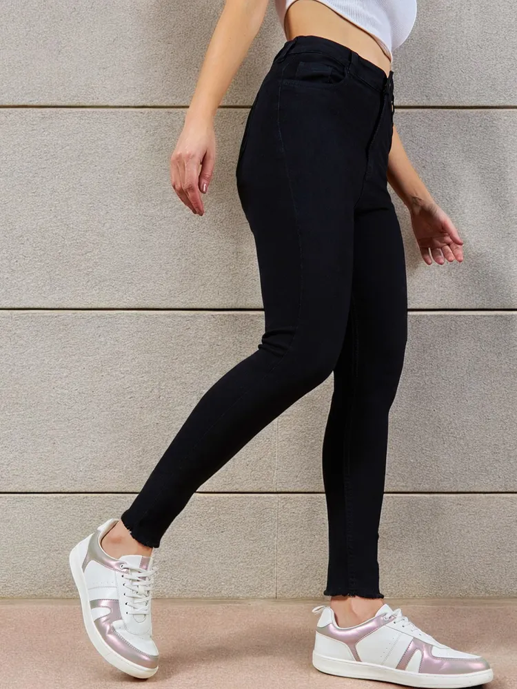 Miss Chase Women's Black Skinny Jeans