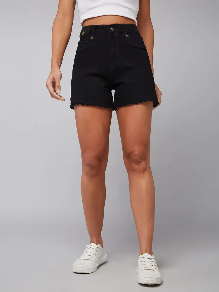 Miss Chase Women's Black Shorts