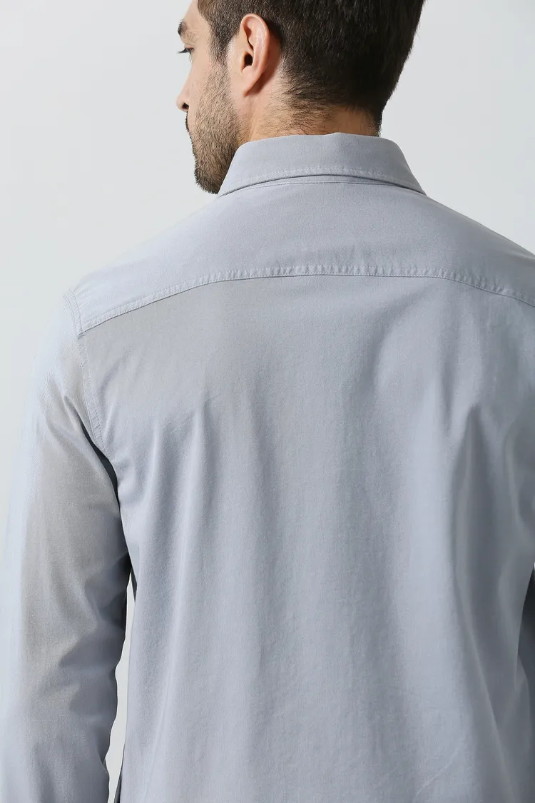 Cotton Tech Grey Weekday Shacket